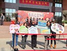 代理主任帶領同仁宣導人籍合一、線上申辦、多元支付、性別平等、規費無紙化