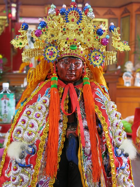 廖添丁在清水妙聖宮漢民祠的神像